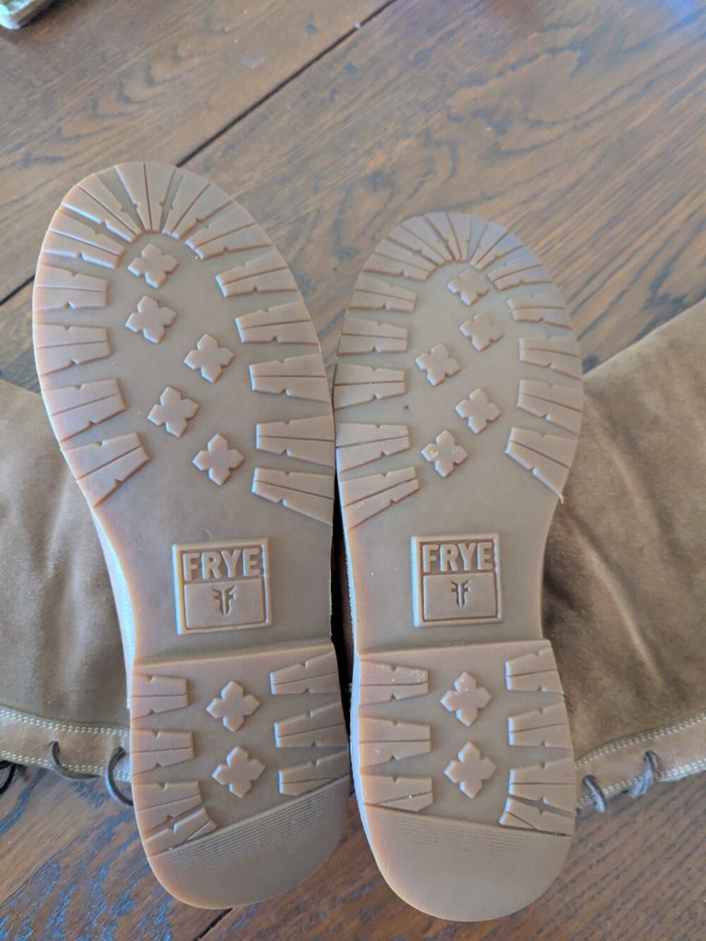 🤎 Frye Mustang Lace-Up Tall Boots | Distressed Tan